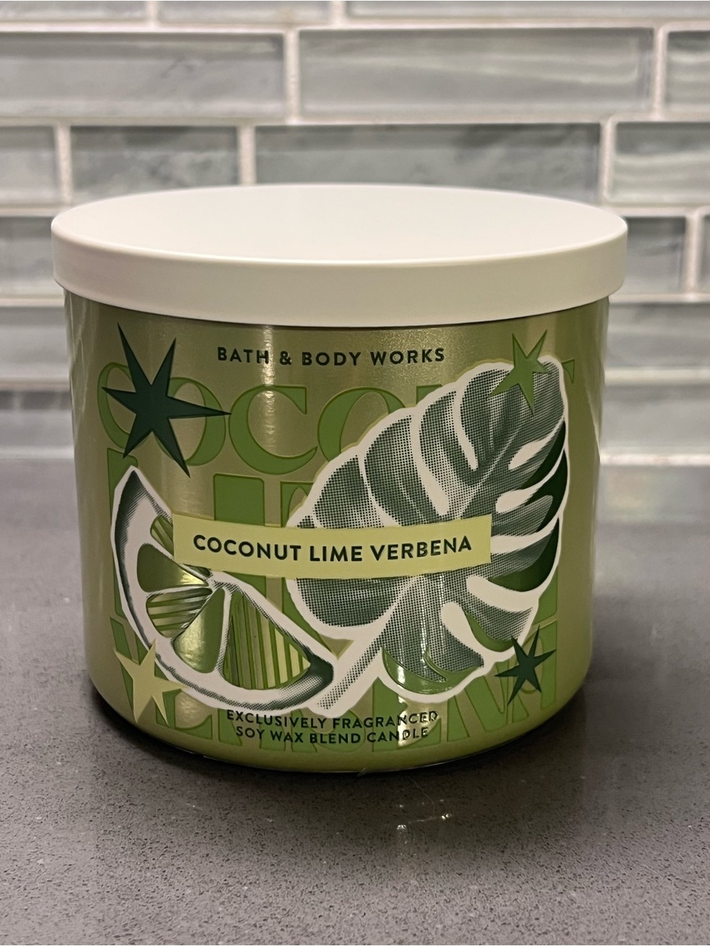 Bath & Body Works Coconut Lime Verbena Candle